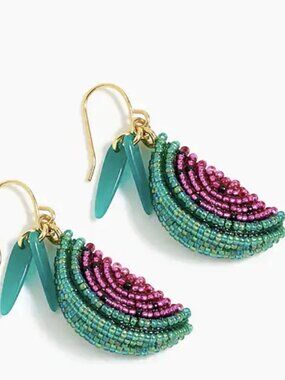 J.Crew Beaded watermelon earrings-J3961-NWT